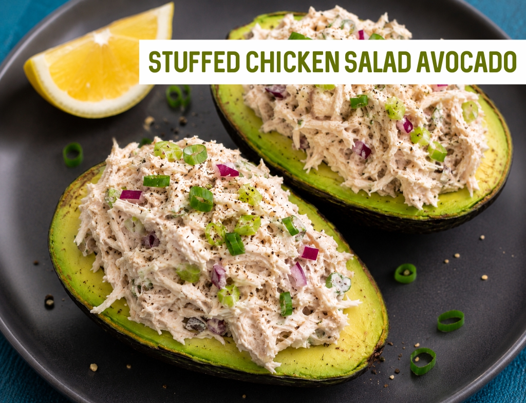 Stuffed Avocado Chicken Salad