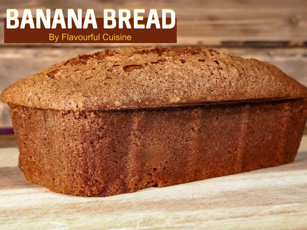 High Protien Moist Banana Bread Recipe by Flavourful Cuisine