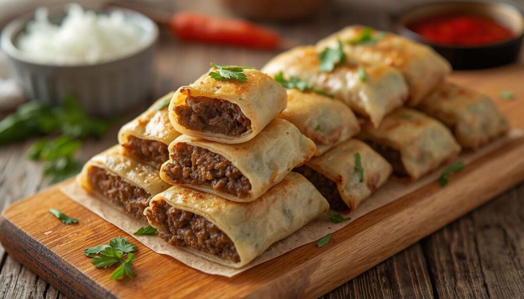 Beef Dumpling Rolls Recipe by Flavourful Cuisine